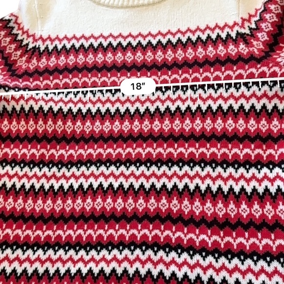 Talbots Chalet Fair Isle Women’s Holiday Christmas Wool Blend Sweater Size SP - Picture 7 of 9